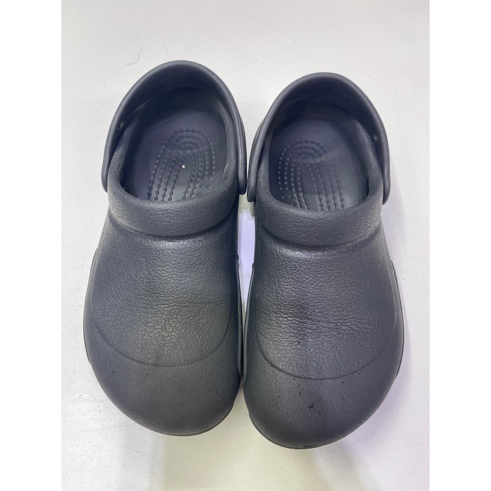 Crocs Bistro Clog Black Slip Resistant Work Shoes Mens 4 Womens 6 10075